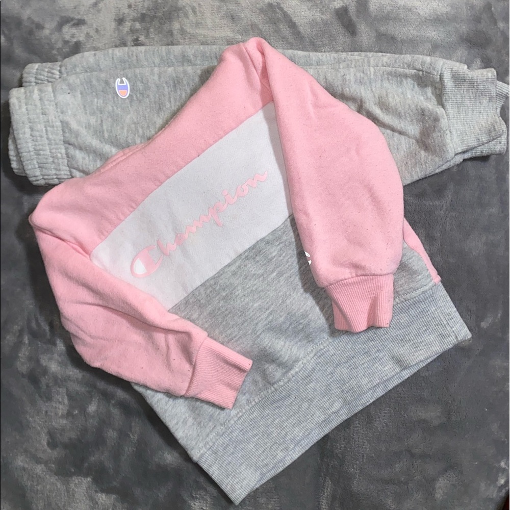 Light Pink Campion Sweat Suit 2t Girls